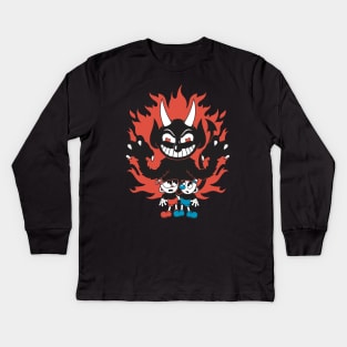 Cuphead Kids Long Sleeve T-Shirt